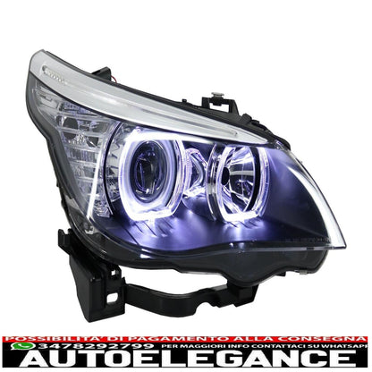 LED DRL Dayline Angel Eyes Headlights for BMW 5 Series E60 E61 03-07 LCI Look-show original titleOriginal textLED DRL Dayline Angel Eyes Headlights for BMW 5 Series E60 E61 03-07 LCI Look 