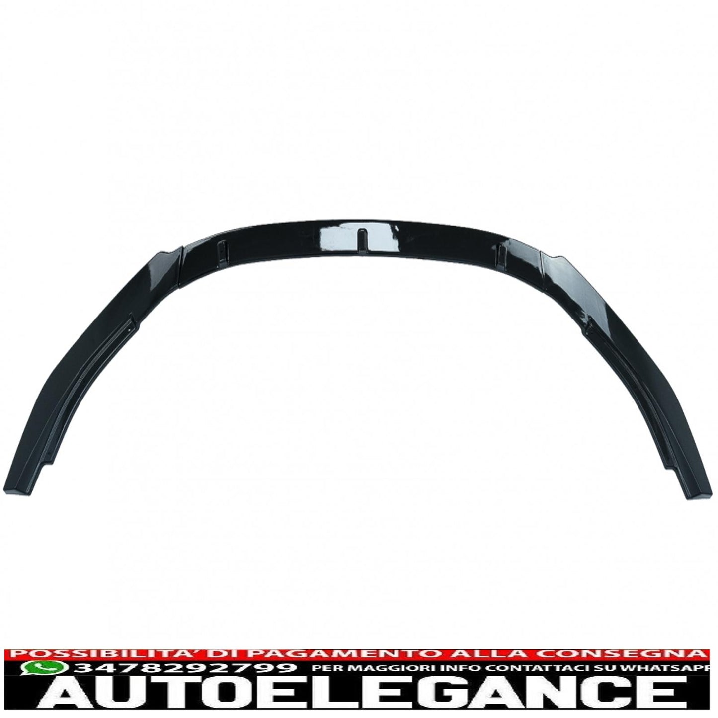 Front Bumper Lip Extension Spoiler Fit For VW Golf VI 6 MK6 (2009-2013) GTI Design Piano Black