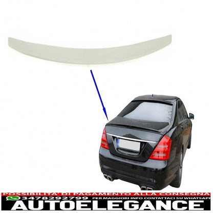 trunk spoiler suitable for mercedes s class w221 (2005-2011) 