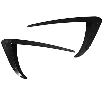 FLAPS ANTERIORI ADATTI PER TESLA MODEL 3 NERO LUCIDO DESIGN SPORTIVO