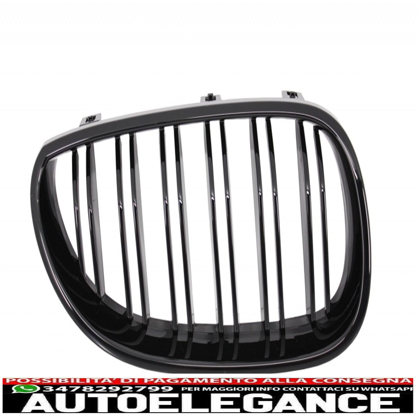 body kit suitable for bmw 5 series e60 (2003-2007) m5 design with double stripe central grilles piano black 