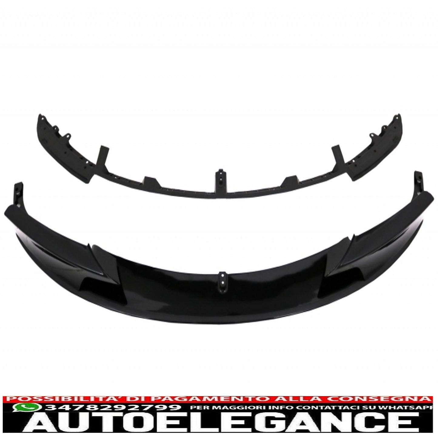 Front Bumper Spoiler with Side Skirts and Additional Lip Extensions, Fit for BMW 3 Series F30 F31 Sedan Touring (2011-2018) M Performance Design 