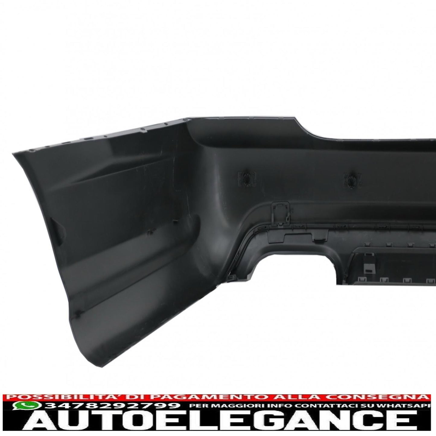 Rear bumper suitable for mercedes s class w221 (2005-2010) s65 design with side skirts