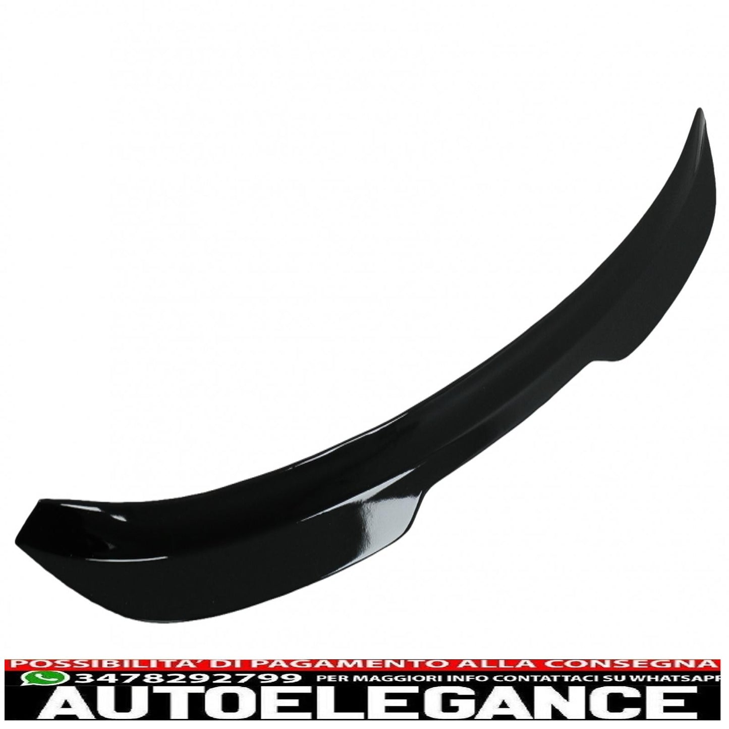 Additional roof spoiler suitable for audi a6 c7 4g avant (2011-2015) piano black