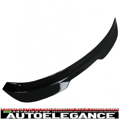 Additional roof spoiler suitable for audi a6 c7 4g avant (2011-2015) piano black