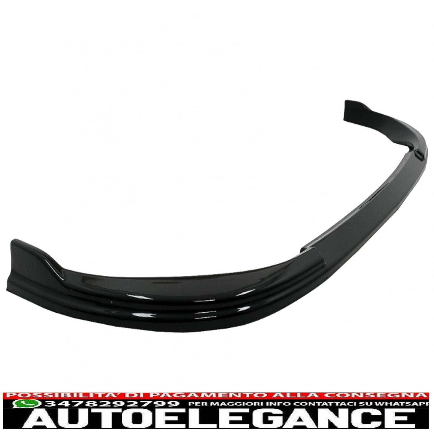 Front Bumper Lip Extension Spoiler Fit For VW Golf 8 (2020 Onwards) Standard Piano Black