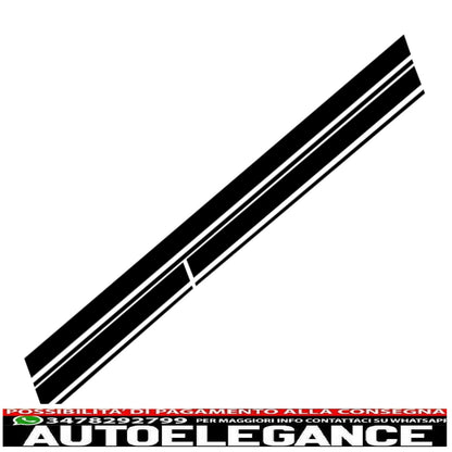 set adesivi decalcomanie laterali e parte superiore del cofano, portellone del tetto e specchio adesivo nero, adatto per mercedes c205 coupé a205 cabriolet (2014-2016) a45 design edition 1