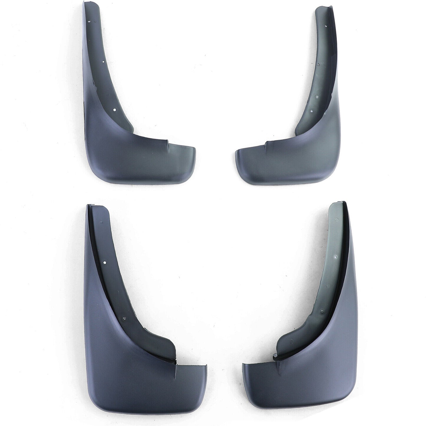Front and rear mud flaps set black for VW Golf 5 Saloon Variant 03-09
