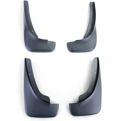 Front and rear mud flaps set black for VW Golf 5 Saloon Variant 03-09