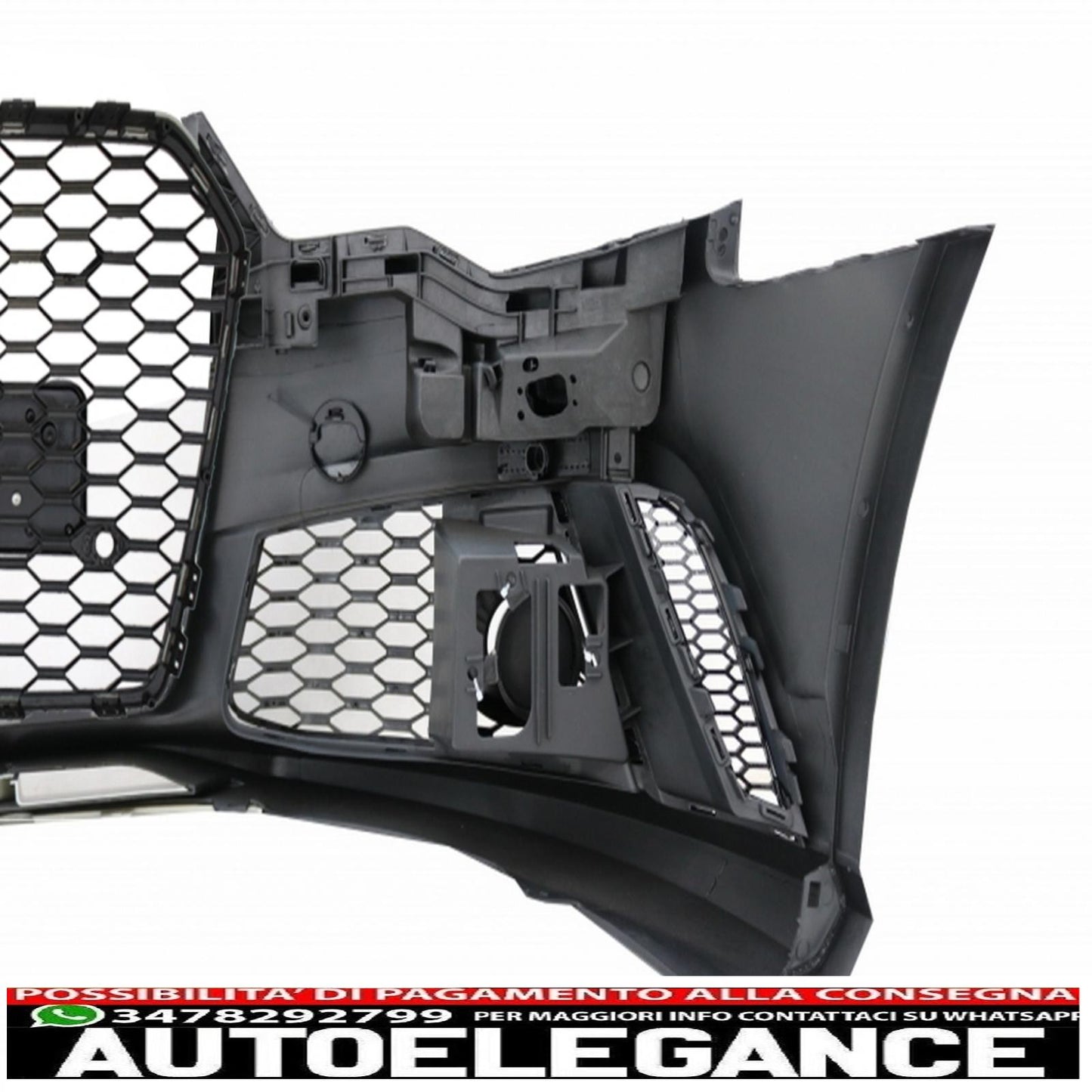 paraurti anteriore adatto per audi a6 c7 4g (2011-2015) design rs6 con griglia