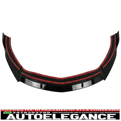 Labbro spoiler anteriore per Mercedes CLA45 C117 X117 13-16 nero lucido-mostra il titolo originaleTesto originaleFrontspoilerlippe für Mercedes CLA45 C117 X117 13-16 Glänzend Schwarz