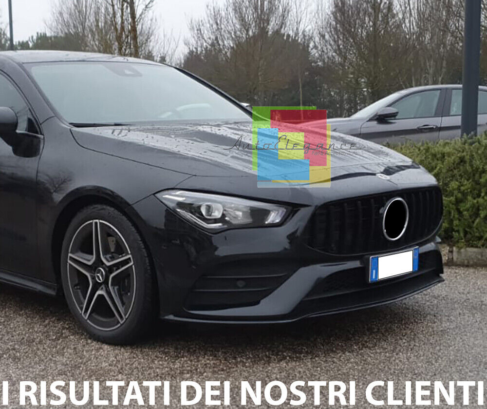 FRONT GRILLE MERCEDES CLA W118 2019+ AMG BLACK EDITION GRILLE -