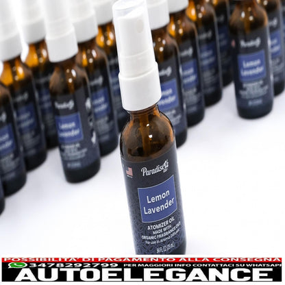 Paradise Air Fresh atomizzatore olio deodorante spray 25 ml limone levanda 25 unità diffusore di aroma
