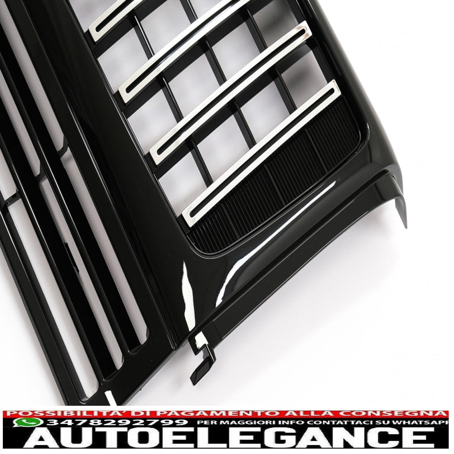front grille suitable for mercedes g-class w463 (2002-2017) g63 gt-r panamericana design