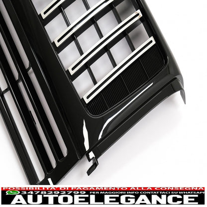 front grille suitable for mercedes g-class w463 (2002-2017) g63 gt-r panamericana design