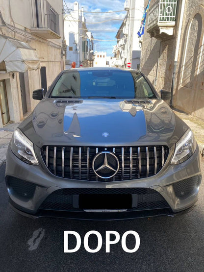 GRIGLIA ADATTA PER MERCEDES GLE COUPE C292 (2015-2018) LOOK CROMATA