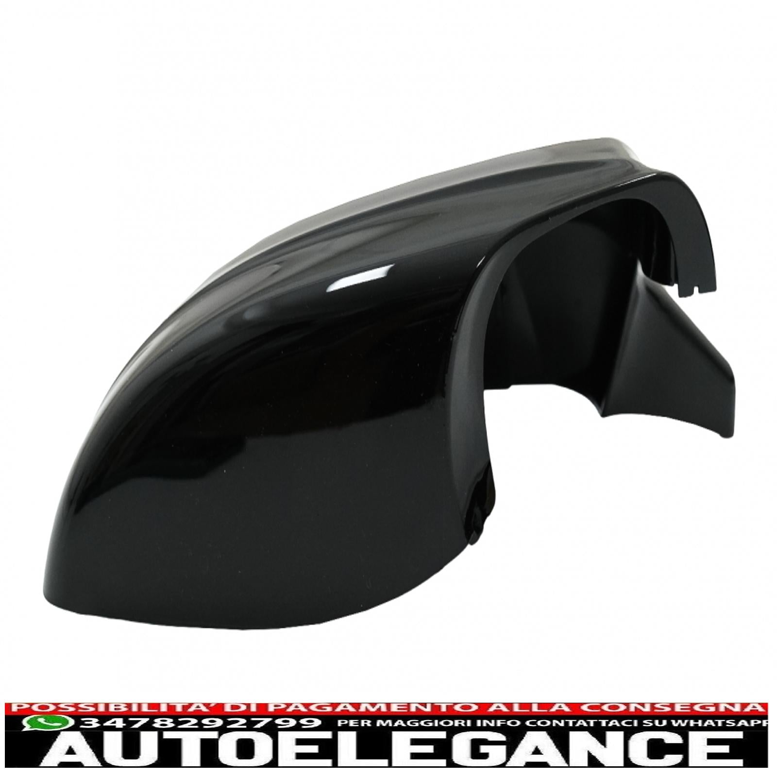 Calotte specchietti adatte per BMW Serie 5 F10 F11 F18 Non LCI (07.2010-2013) Piano Black M Design AUTOELEGANCERICAMBI