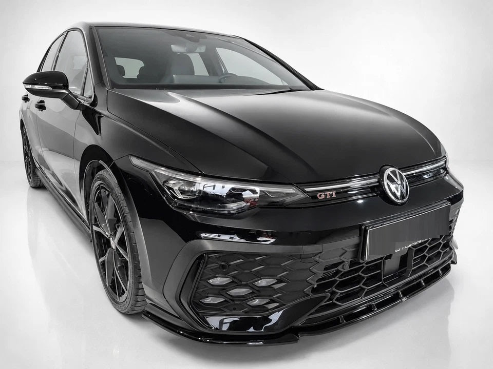 👉Splitter anteriore V.1 per VW Golf MK8 FL GTI/GTE/R-Line 24- ABS nero lucido👈