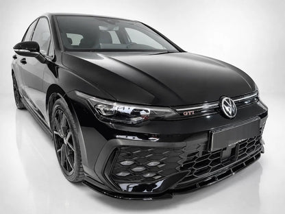 👉Splitter anteriore V.1 per VW Golf MK8 FL GTI/GTE/R-Line 24- ABS nero lucido👈