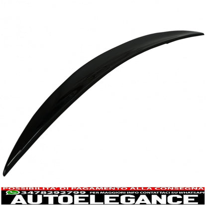 trunk spoiler suitable for bmw 2 series f22 f87 m2 coupe (2012-2019) piano black
