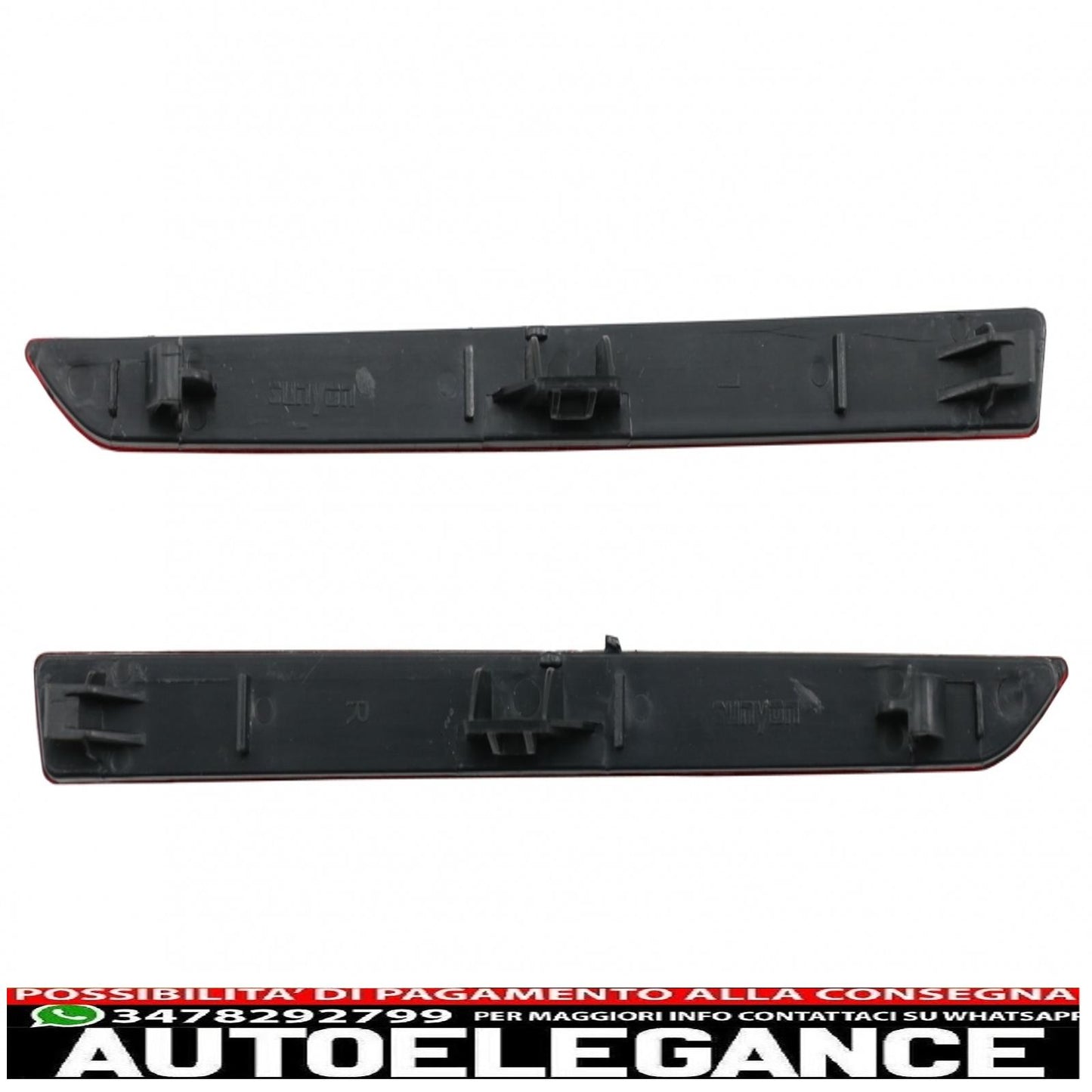 catarifrangenti rossi adatti solo per bmw serie 3 f30 (2011-2019) solo paraurti posteriore m3 sport design AUTOELEGANCERICAMBI
