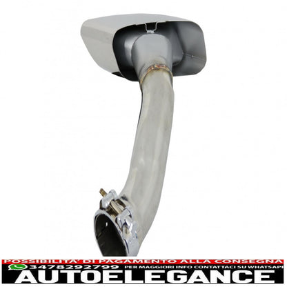 Exhaust muffler tips suitable for bmw x6 e71 (2008-2014) v8 design