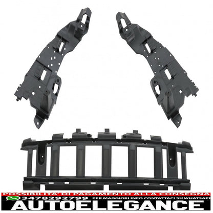 diffusore paraurti posteriore adatto per mercedes classe c w205 s205 (2014-2020) design c63 con terminali di scarico neri solo per pacchetto sportivo