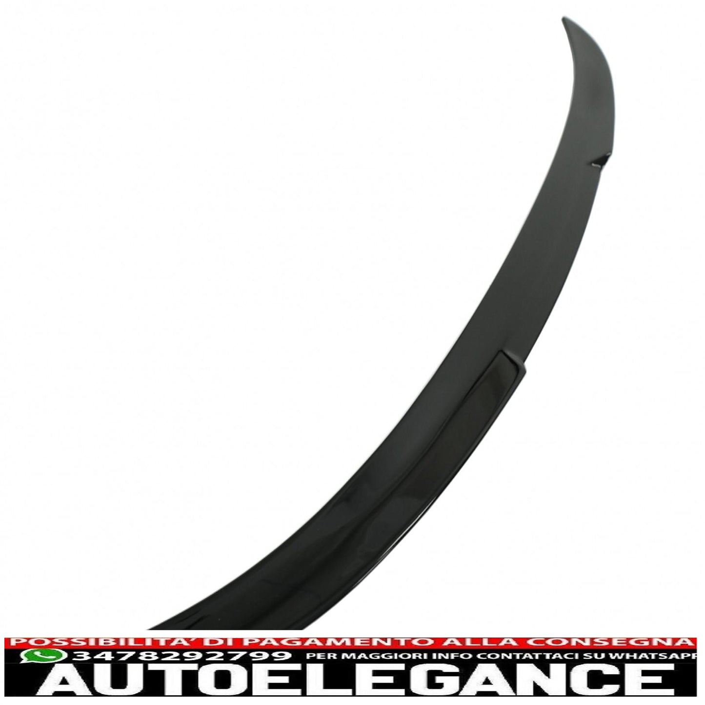 spoiler bagagliaio adatto per bmw serie 3 f30 f80 m3 berlina (2011-2019) pianoforte nero