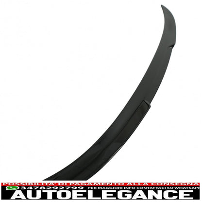spoiler bagagliaio adatto per bmw serie 3 f30 f80 m3 berlina (2011-2019) pianoforte nero