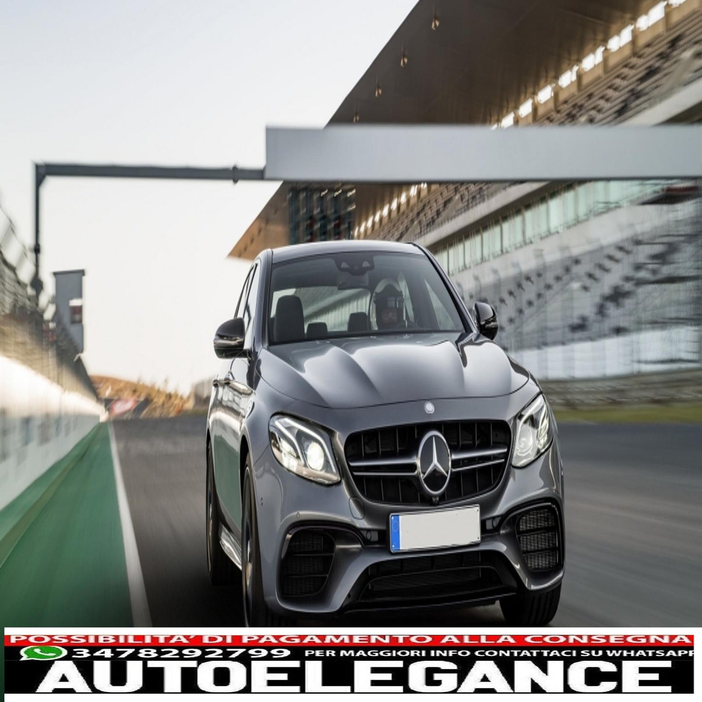 center grille suitable for mercedes e class w213 s213 c238 a238 (2016-2019) black chrome design e63