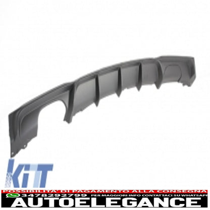 Spoiler paraurti anteriore con diffusore posteriore adatto per BMW Serie 3 F30 F31 (2011-up) Limousine Touring M Performance Package