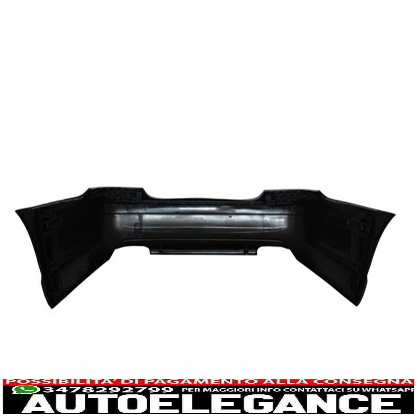 rear bumper with exhaust tips suitable for mercedes e class w211 2003-2009 a-design 