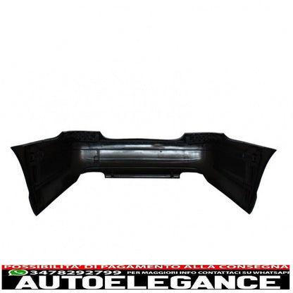 rear bumper with exhaust tips suitable for mercedes e class w211 2003-2009 a-design 