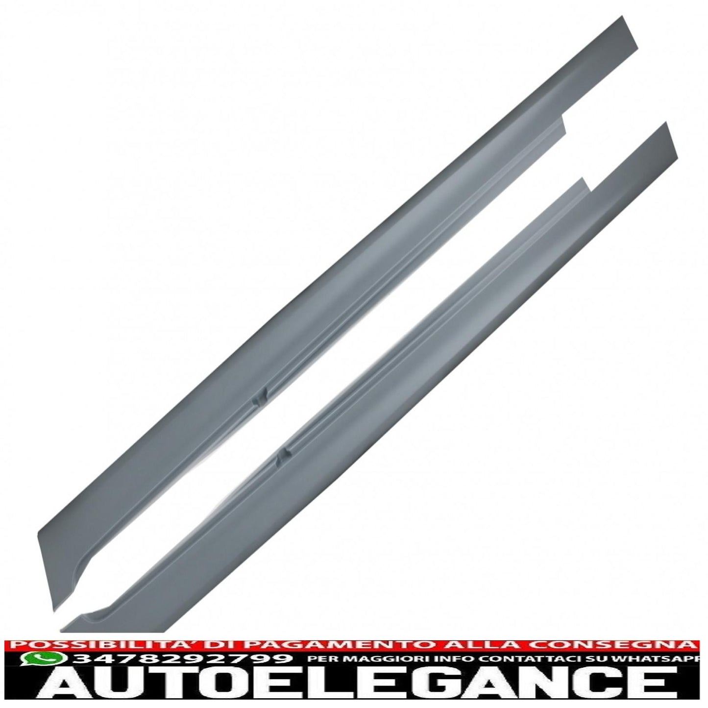 paraurti anteriore con minigonne laterali adatto per bmw f10 f11 serie 5 (2011-2014) design m-technik senza fendinebbia