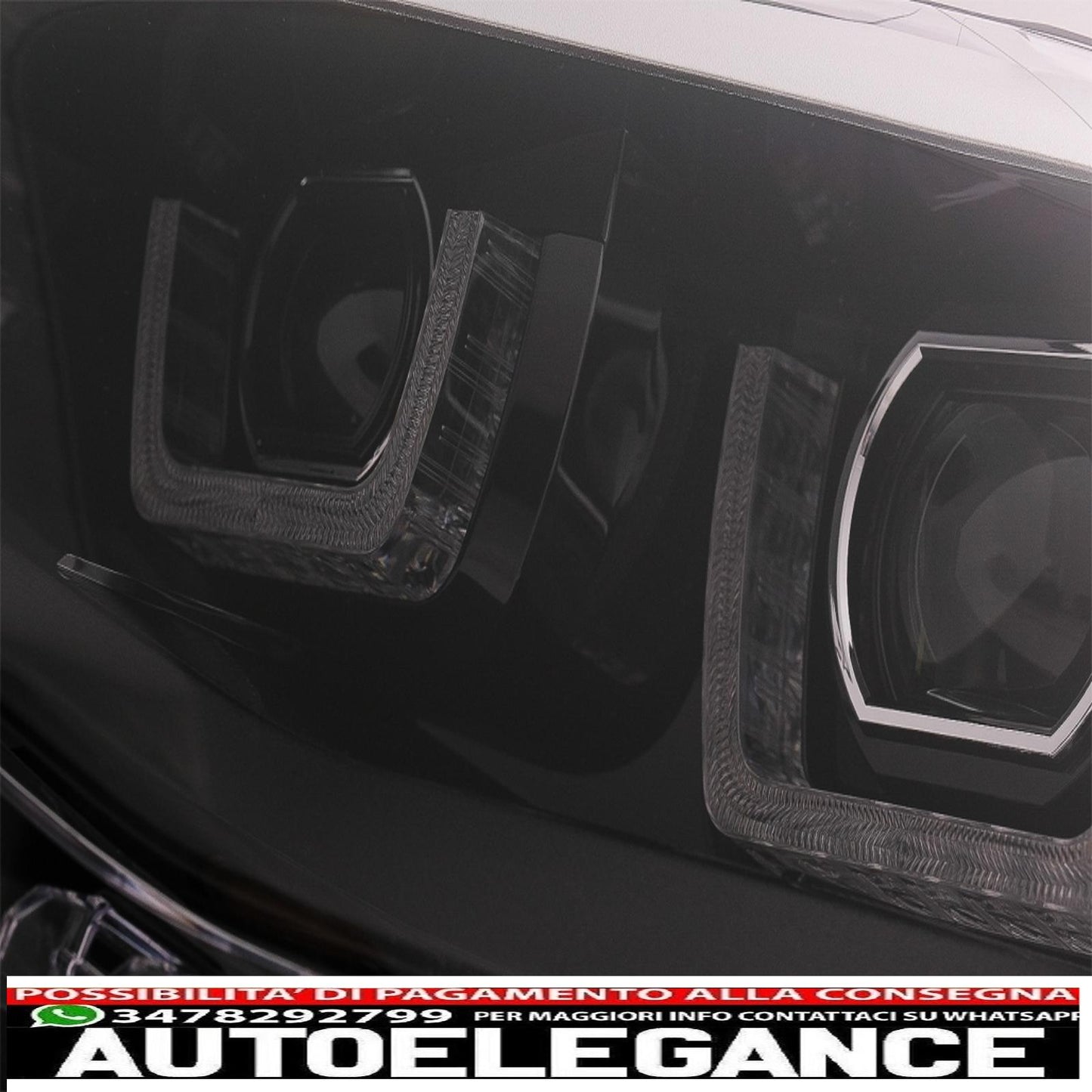 osram ledriving full led headlights suitable for bmw serie 1 f20 f21 (06.2011-03.2015) chrome 