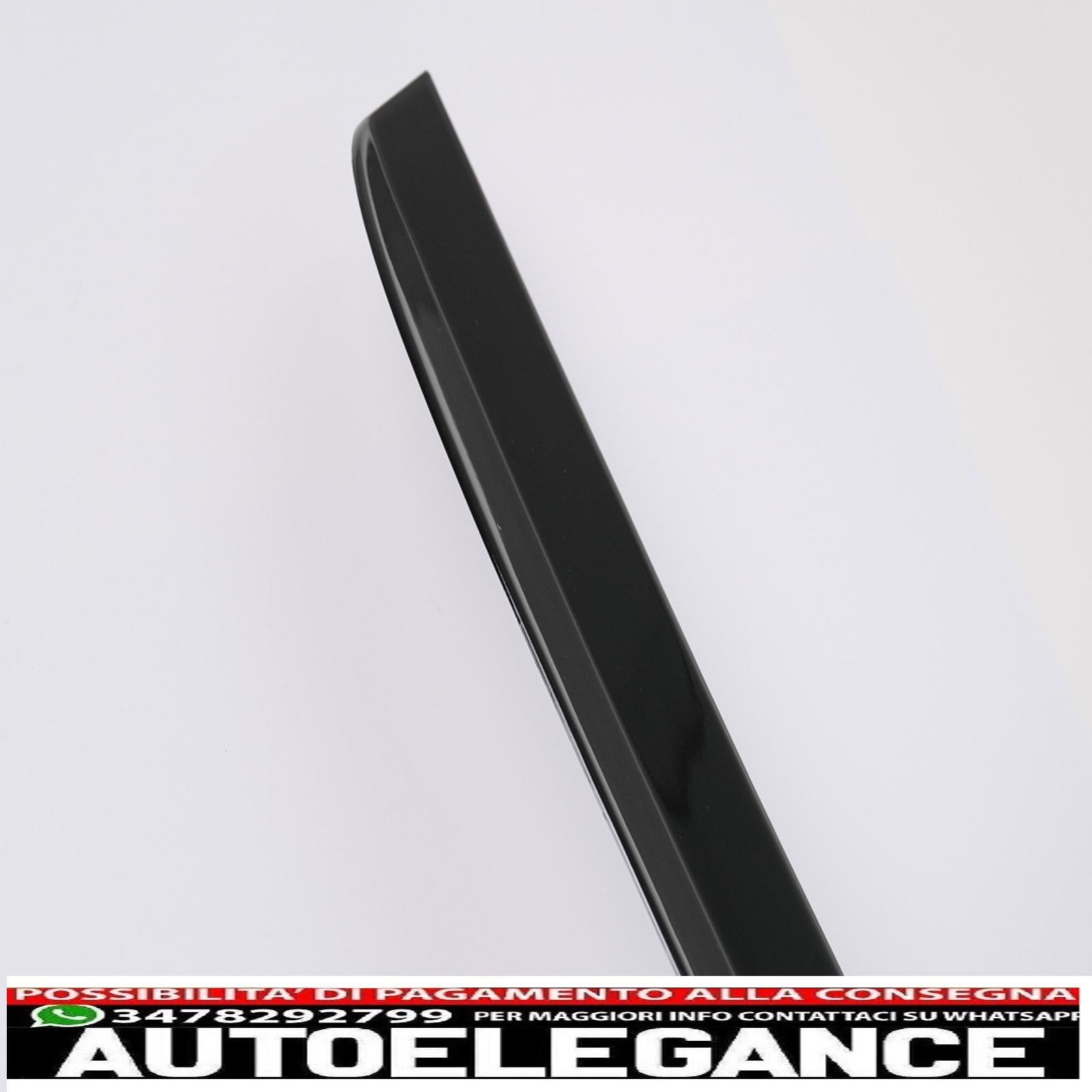 aggiungi l'estensione dell'ala dello spoiler sul tetto adatta per vw polo 6r 6c (2009-2017) pianoforte nero AUTOELEGANCERICAMBI