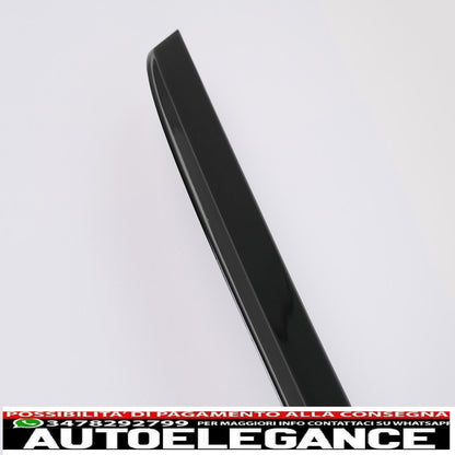aggiungi l'estensione dell'ala dello spoiler sul tetto adatta per vw polo 6r 6c (2009-2017) pianoforte nero AUTOELEGANCERICAMBI