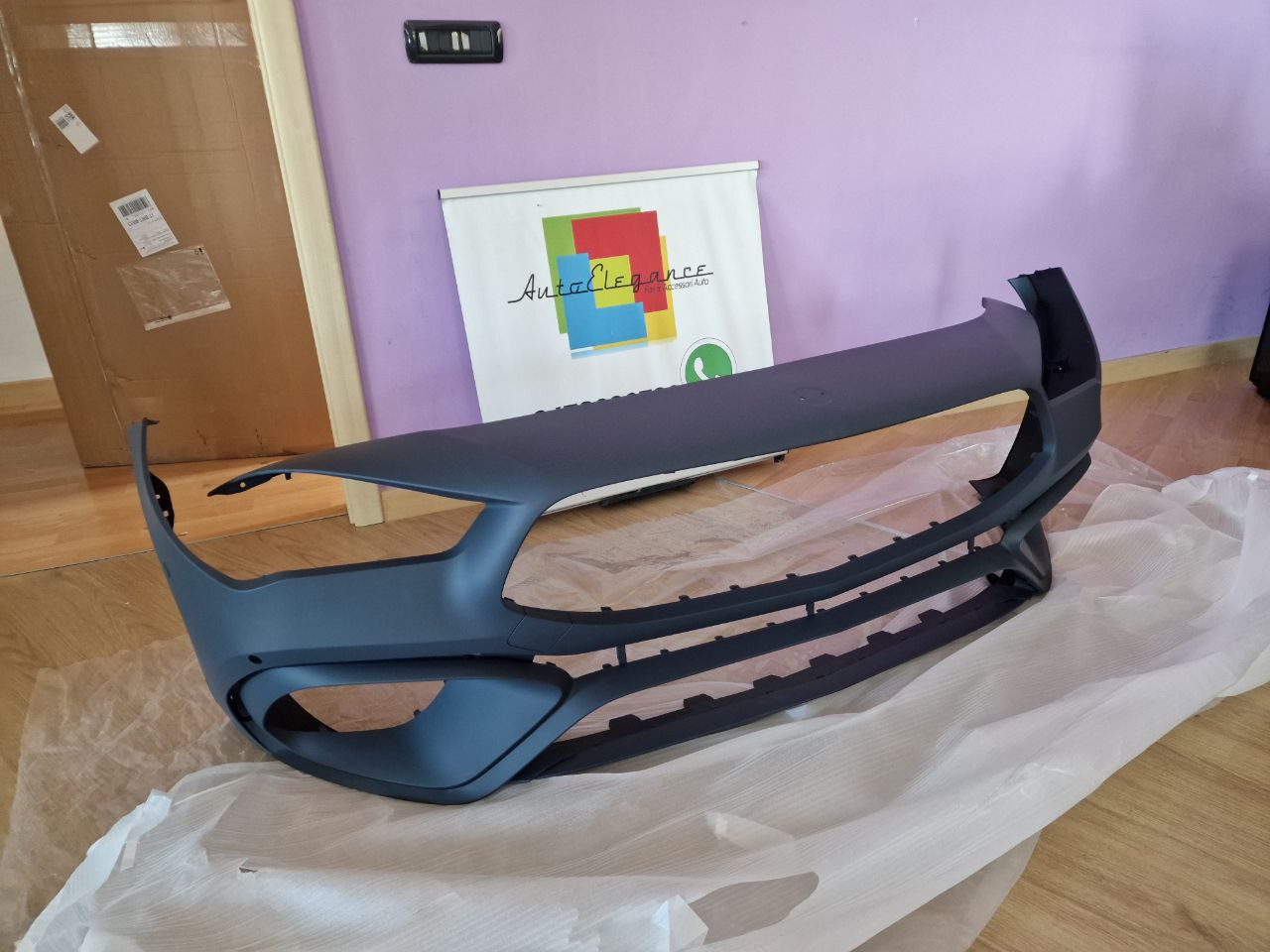 🔥PARAURTI ANTERIORE ADATTO PER MERCEDES CLA W118 LOOK CLA 45 DESIGN SPORTIVO🔥