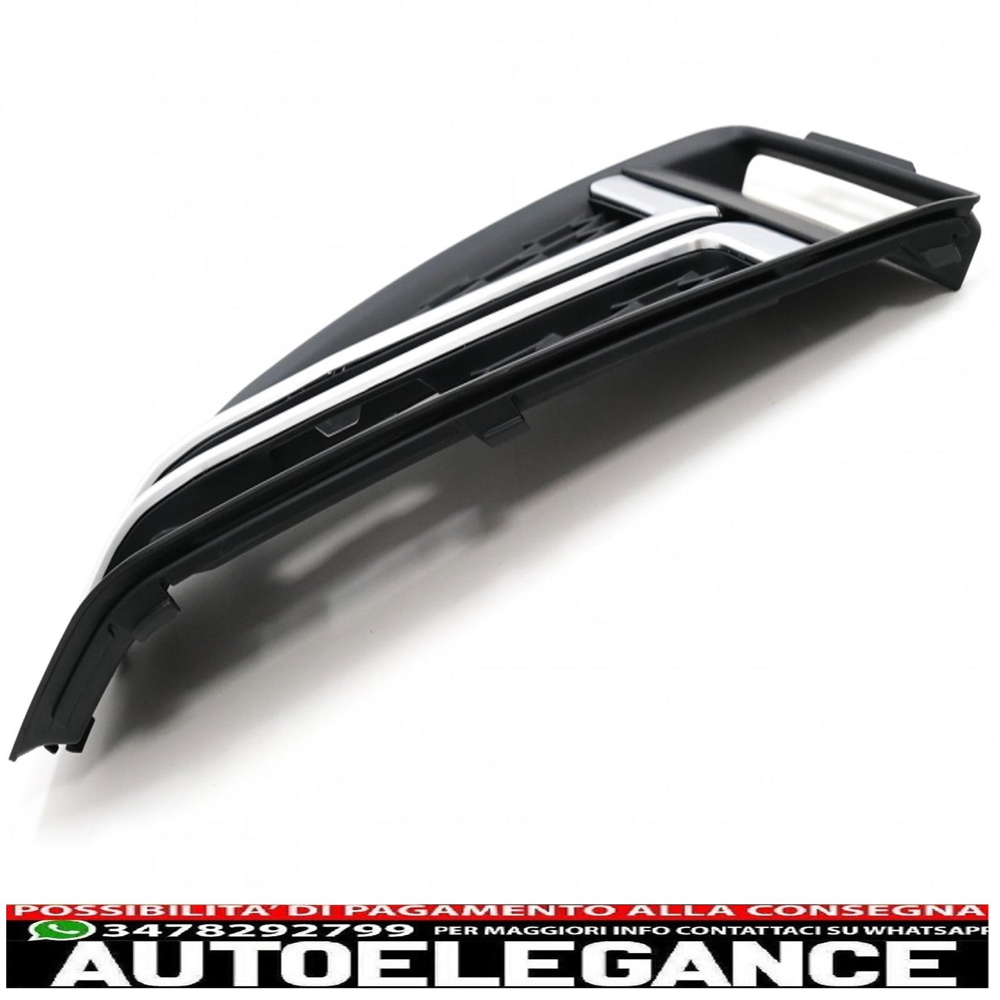 coperture inferiori della griglia del paraurti griglie laterali adatte per audi a4 b9 berlina avant (2016-2018) s-line AUTOELEGANCERICAMBI