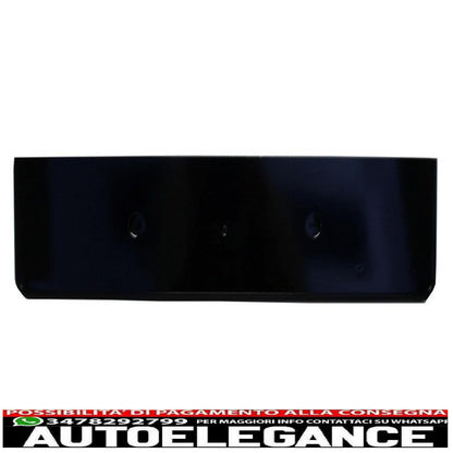 griglia anteriore senza badge con coperture per fendinebbia e fari drl a led adatta per audi a4 b8 8k (2008-2011) rs design piano black