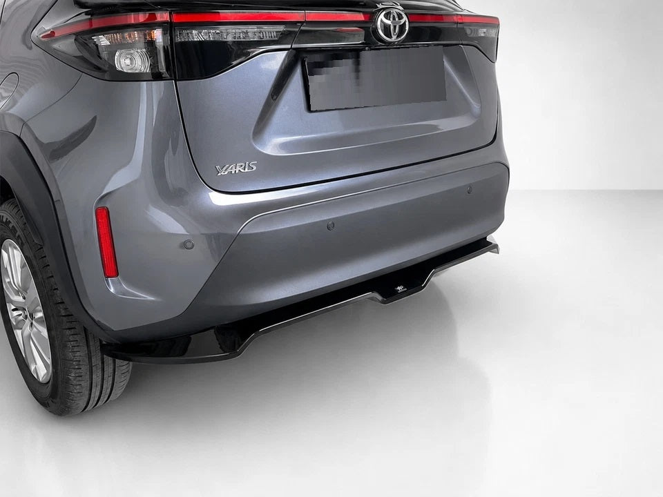 👉Splitter Posteriore adatto per Toyota Yaris Cross 2020- ABS Nero Lucido👈