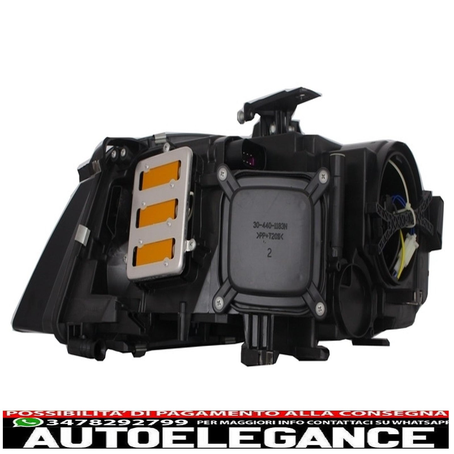 led drl headlights suitable for audi a4 b8 8k avant (2008-2011) with black/smoke led rear lights 