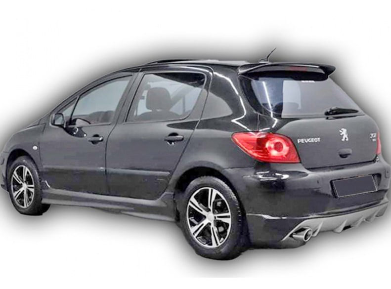 DIFFUSORE ADATTO PER PEUGEOT 307 2001-2008 LOOK TUNING DESIGN GREZZO