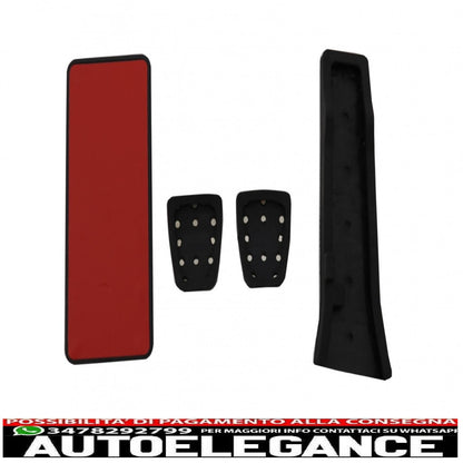 kit poggiapiedi adatto per hyundai sonata (2011-2014) hyundai ix35 (2010-2015) hyundai santa fe (2006-2012) cambio manuale