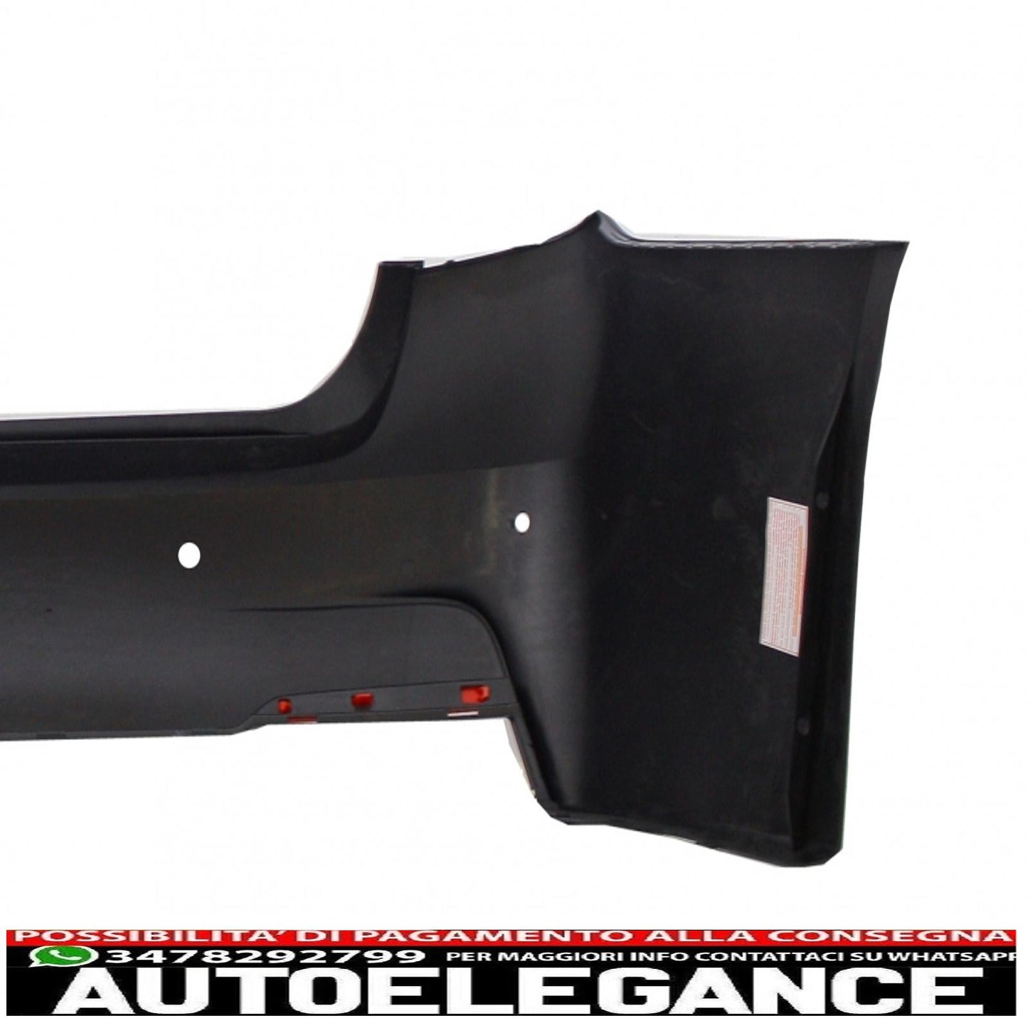 paraurti posteriore con diffusore a doppia uscita e sistemi di scarico adatti per BMW Serie 3 F30 (2011-up) Performance Design