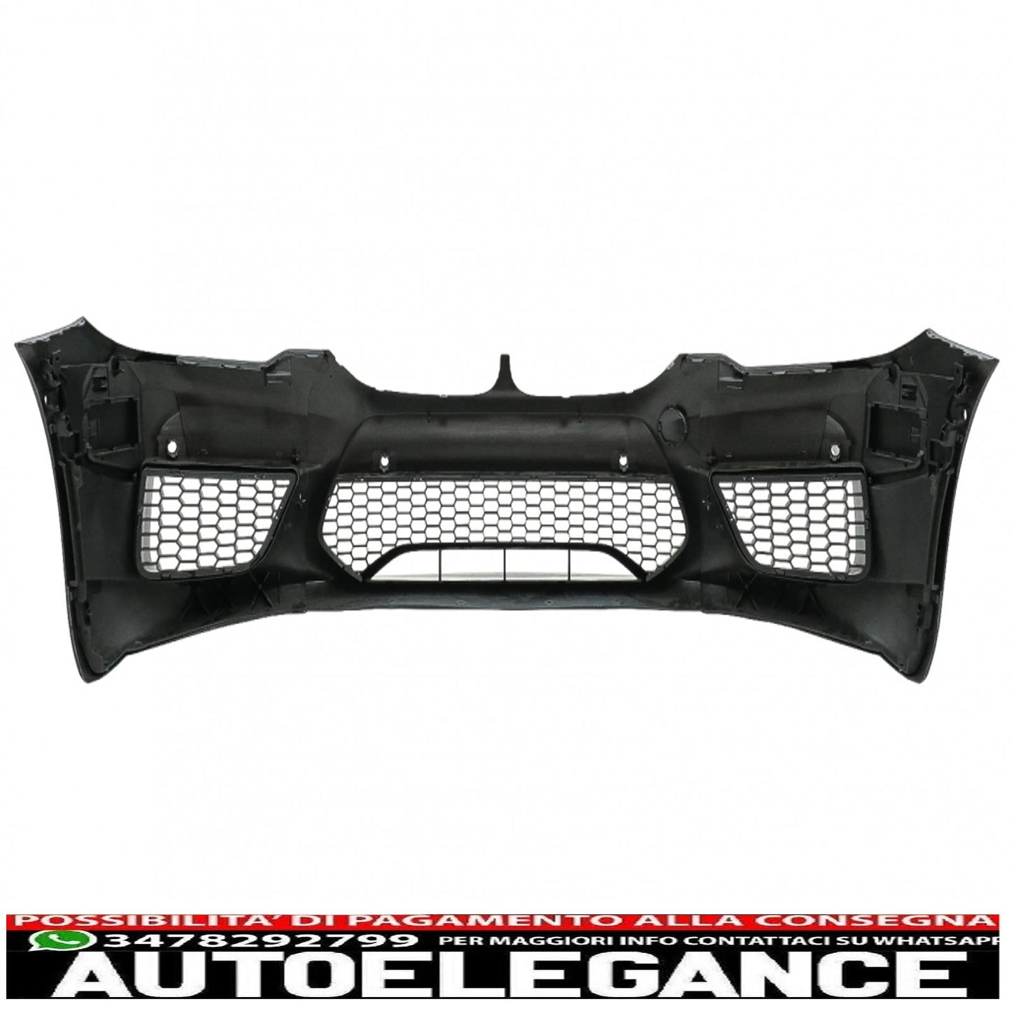 front bumper suitable for bmw 5 series g30 g31 limousine touring (2017-2019) with m5 design spoiler 
