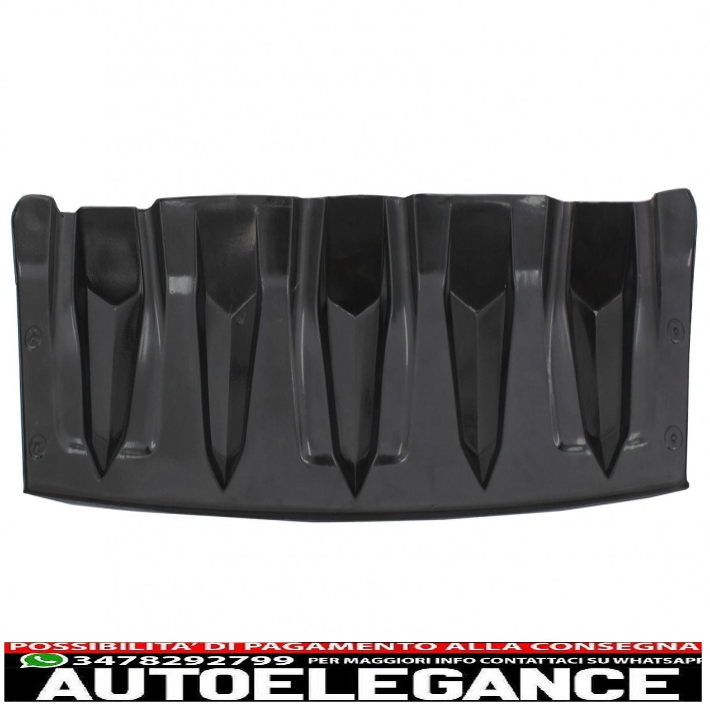 Protezione protezione paraurti anteriore adatta a dacia duster 4x4 / 4x2 (2010-2017) piano black