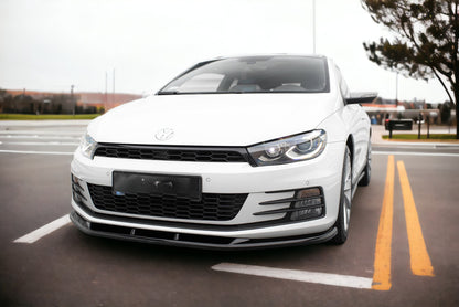 SPLITTER ANTERIORE PER V.1 VOLKSWAGEN SCIROCCO MK3 FACELIFT