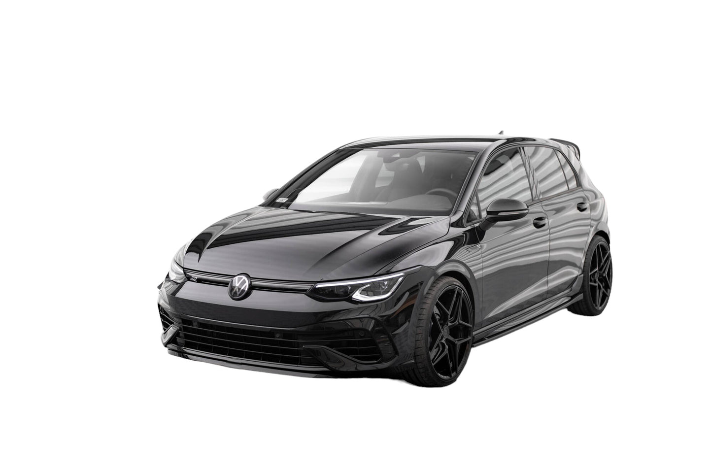FRONT SPLITTER V.7 SUITABLE FOR VOLKSWAGEN GOLF R MK8 