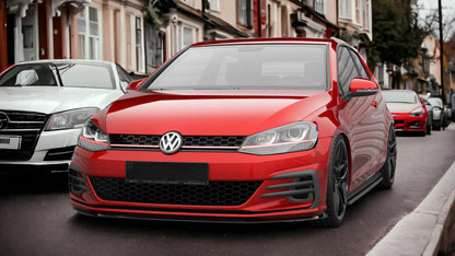 SPLITTER ANTERIORE V.3 ADATTO PER VOLKSWAGEN GOLF GTI MK7 FACELIFT